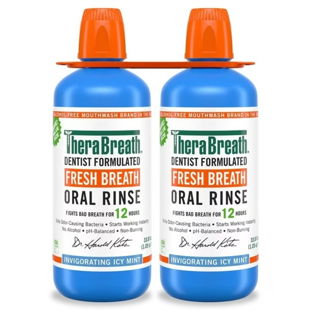 TheraBreath Oral Rinse Twin Pack 16 oz